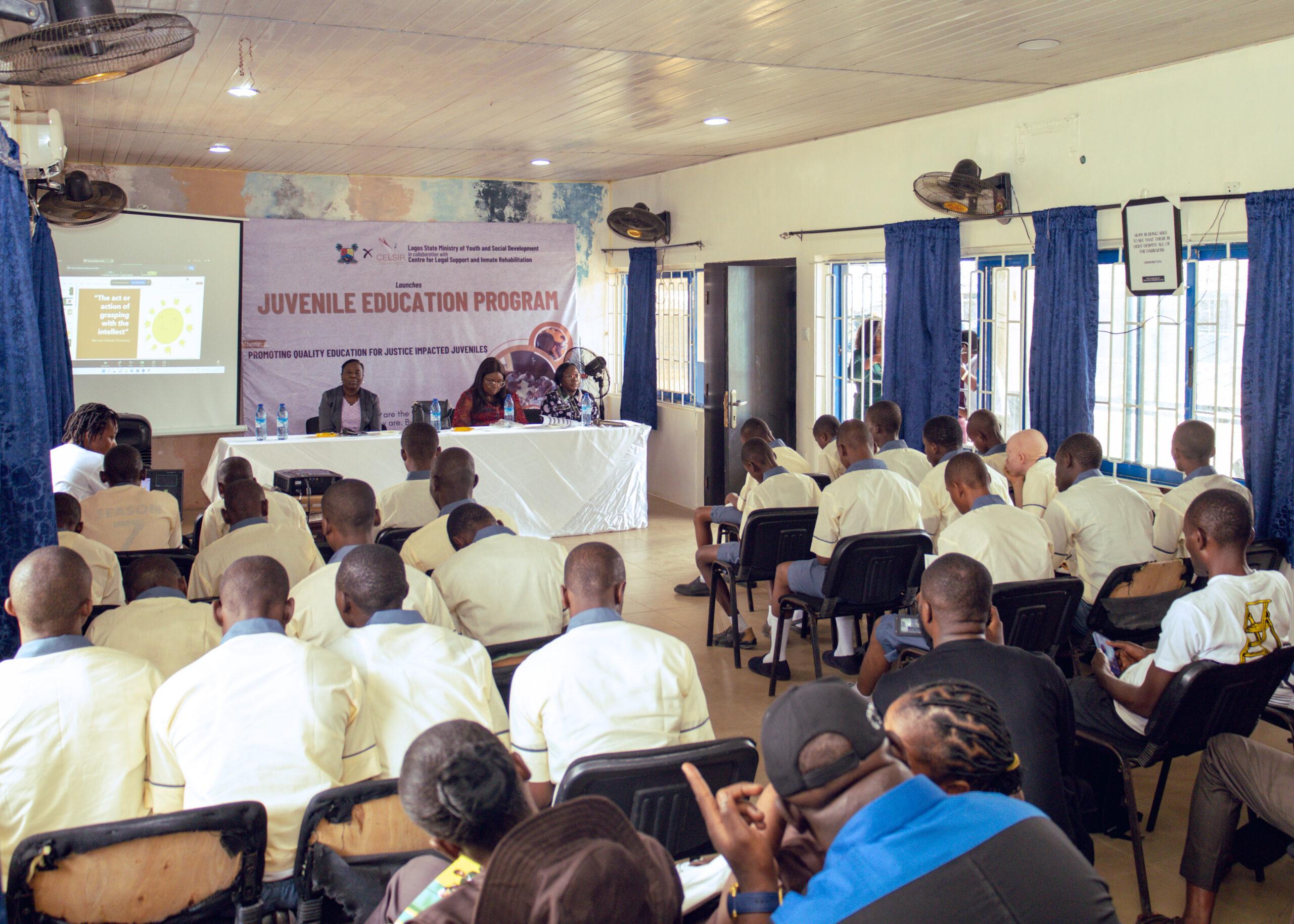 launch of juvenile education program in Lagos State by CELSIR 