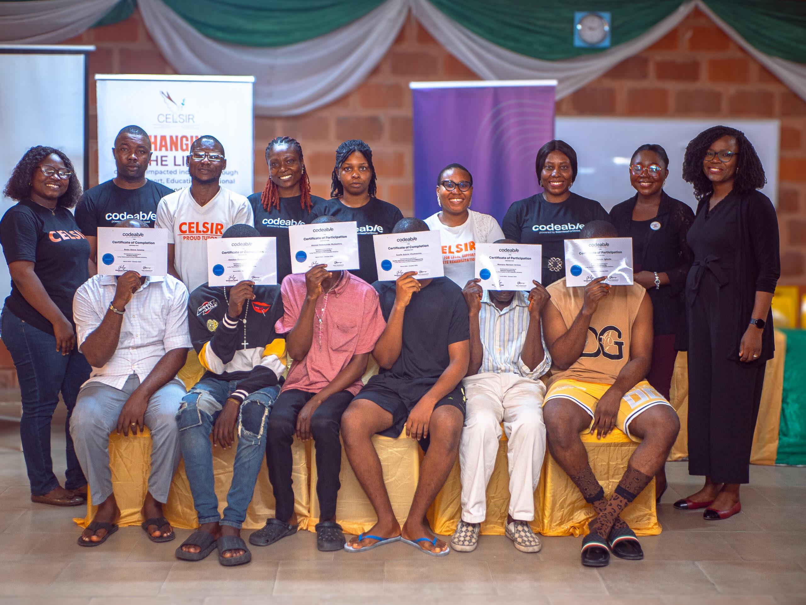 Graduands with members of the CELSIR and Seamless HR Teams